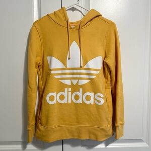Adidas Yellow Trefoil Hoodie